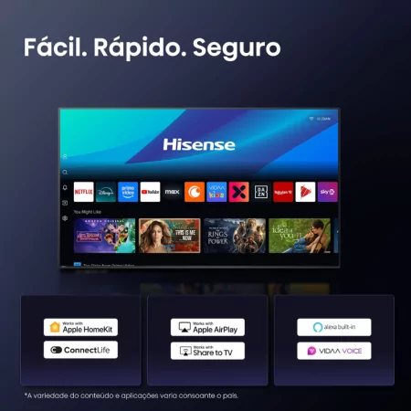 Smart TV Hisense 50 - (QLED - 4K UHD - Vidaa OS - 126cm) - 50E7Q|Hisense|6942351418636