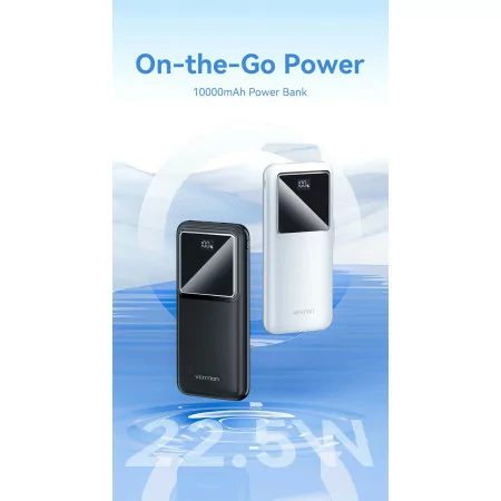 Powerbank Vention FHKB0 (10000mAh - 22.5W)|Vention|6922794781559