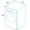 Edesa ESP-8150 WH Clothes Dryer (8kg - Class D)