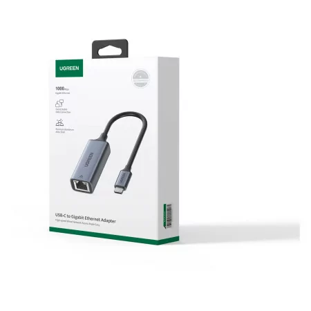 Adaptador Ethernet USB-C Ugreen CM199 (Gigabit 1000Mbps - USB-C 3.1)||6957303857371