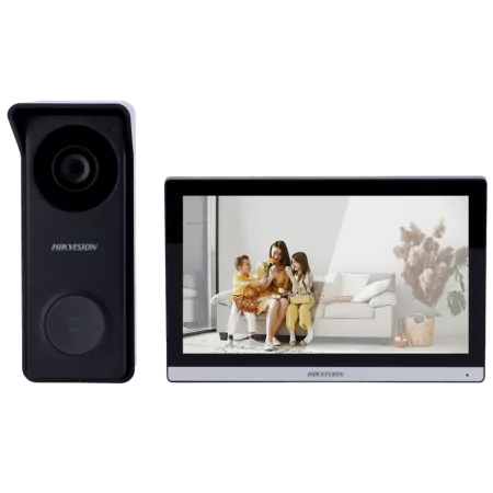 Hikvision Hybrid Video Intercom Kit 4-Wire Analogue + WiFi - DS-KIS313-P(B)