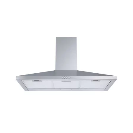Extractor Confortec Chaminé Piramidal 90cm 400m³/h Inox - CF73P90X