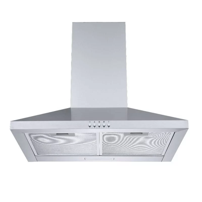 Confortec Chimney Pyramidal Extractor Hood 90cm 400m³/h Stainless Steel - CF73P90X