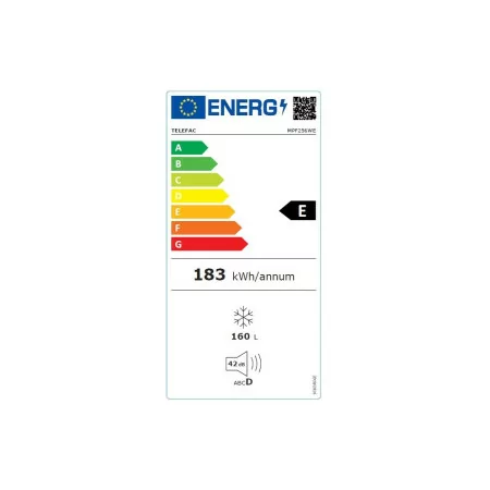 Congelador Vertical Telefac 160L - Arca Vertical 160lt 5gav Branco