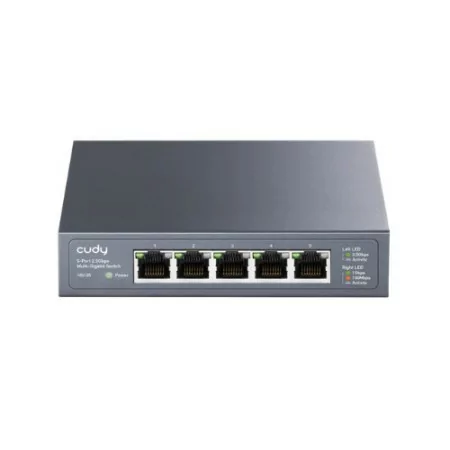 Switch Gigabit Cudy - (5 Portas - 2.5Gbps - Multi Gigabit) - HS105