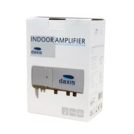 Amplificador Interior 2 Saídas com via Retorno Daxis