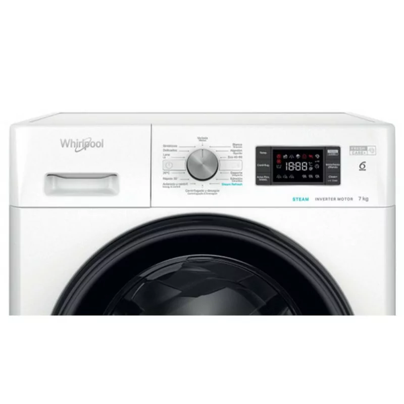 Máquina de Lavar Roupa Whirlpool 7KG 1400RPM Inox - FFB 7469 BV PT