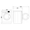 Whirlpool Washer Dryer 10Kg/7Kg - FFWDD 1074489 BV SPT