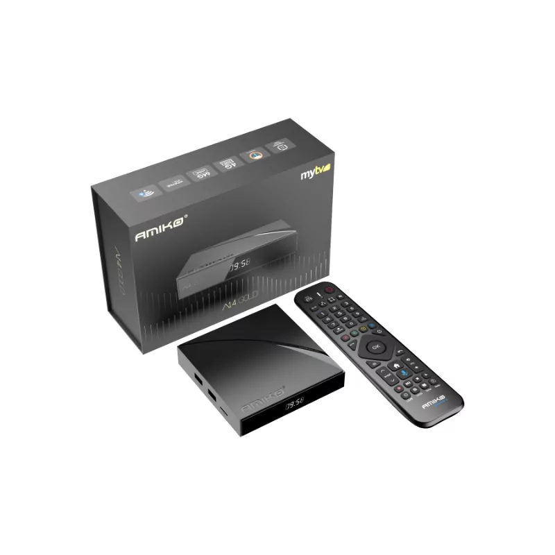 Amiko A14 Gold 4GB/64GB Android 14 IPTV 4K HDR10