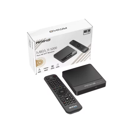 Amiko MiraX 5200 IR 2GB/8GB 4K Dual Band WiFi Black