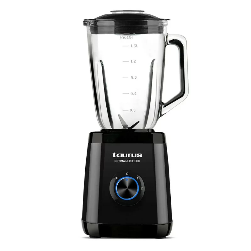 Taurus Optima Nero Blender 1500W 1.5L Glass Jar Taurus Optima Nero Blender 1500W 1.5L Glass Jar