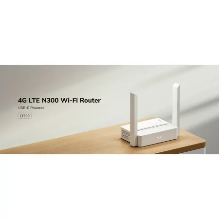 Router Wi-Fi 4G LTE Cudy - (N300 - USB-C) - LT300