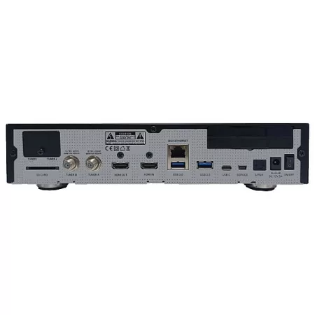 Gigablue HD Quad 4K PRO Satellite Receiver (Wi-Fi - 4K UHD - Enigma2)