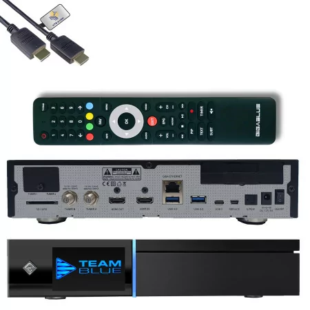 Gigablue HD Quad 4K PRO Satellite Receiver (Wi-Fi - 4K UHD - Enigma2)