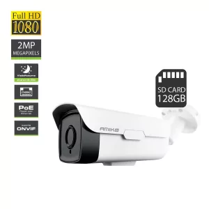IPCAM Amiko BW60M200POE 2MP Visão Noturna a Cores
