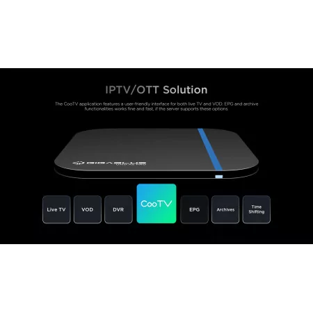 GigaBlue UHD X2 PRO 4K - 4GB/32GB - Android 12 - Box IPTV - (OTT Media Streamer, Stalker) - Wi-Fi 6