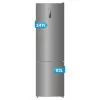 Frigorífico Combinado Infiniton Fgc345c20xem (No Frost - 201 cm - 330 L - Cinza)