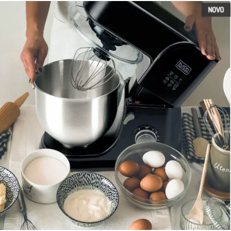 Black+Decker Kitchen Robot 1000W 5.2L 8 Speeds - BXKM1001E