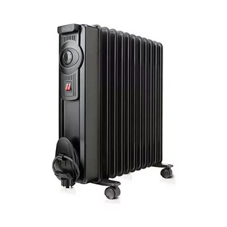 Radiador Óleo BLACKDECKER BXRA-2501-E - Aquecimento Eficiente, Negro
