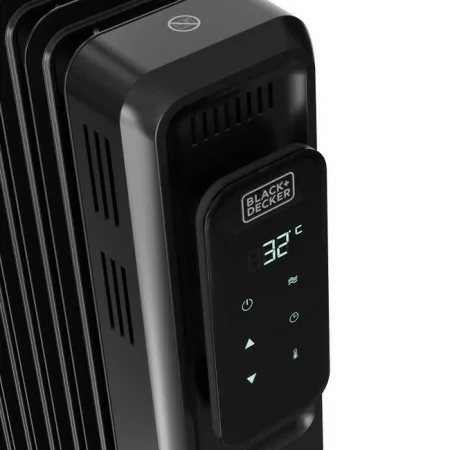 Radiador Óleo BLACKDECKER BXRA-2501-E - Aquecimento Eficiente, Preto