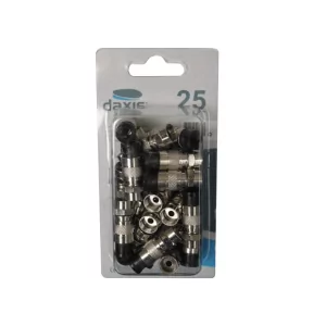 F Type Connector for RG5 Cable Daxis (25 units)