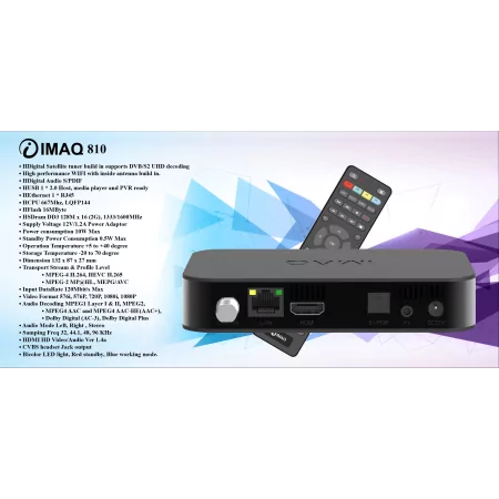 IMAQ 810 IPTV + DVB S STB