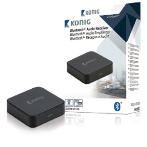 Receptor de áudio Bluetooth Konig