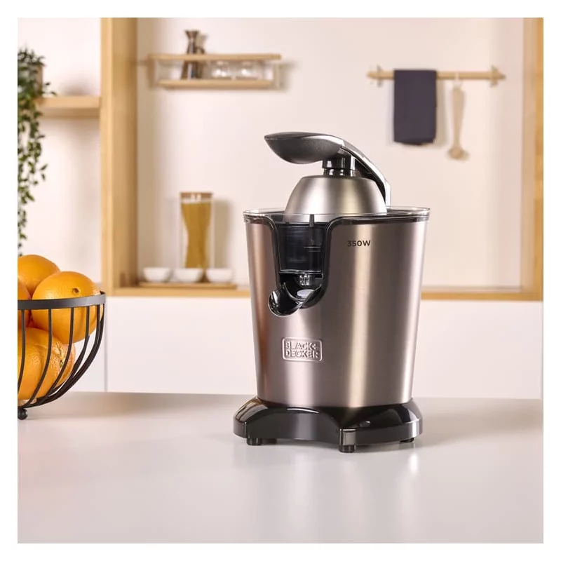 Espremedor de Citrinos Alavanca Black+Decker 350W - 0.4L - BXCJ350E