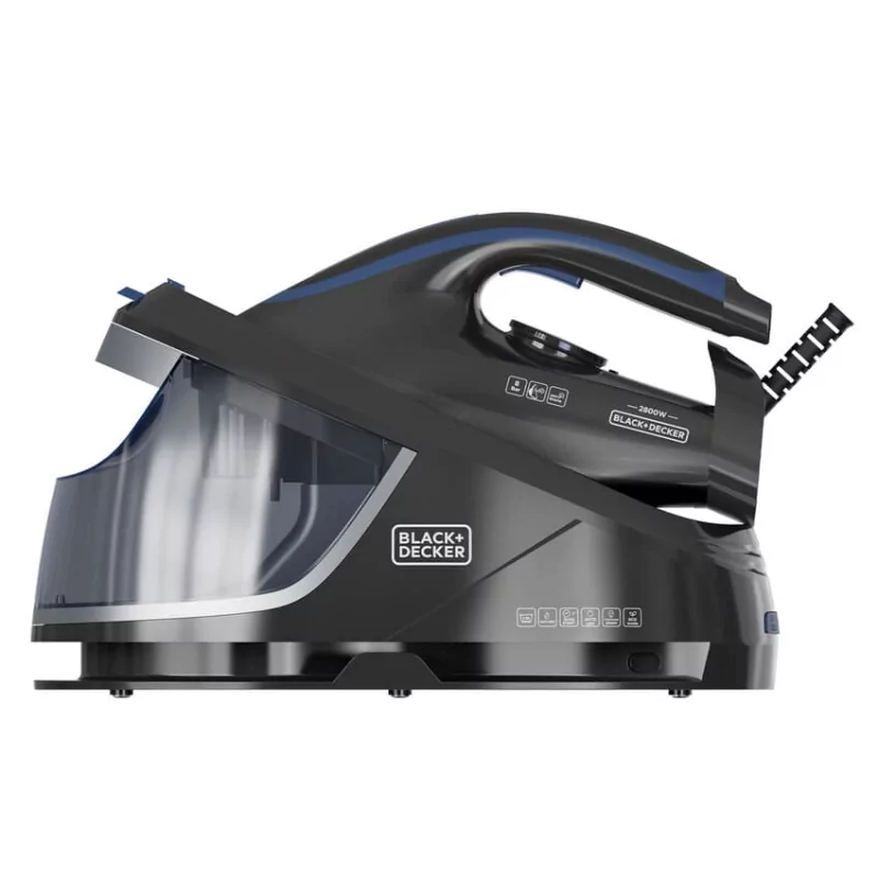 Ferro con Caldeira Black+Decker - 2800W 1,5L 400g/min - Base Cerâmica - BXSS2800E Ferro con Caldeira Black+Decker - 2800W 1,5L 400g/min - Base Cerâmica - BXSS2800E