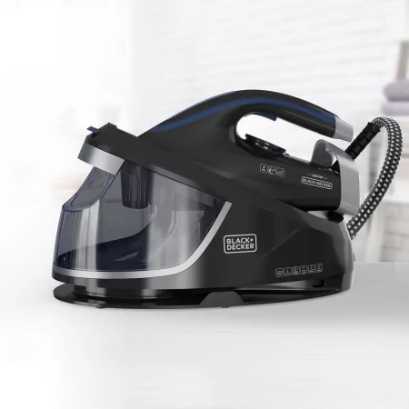 Black+Decker Steam Iron with Steam Wand - 2800W 1.5L 400g/min - Ceramic Base - BXSS2800E