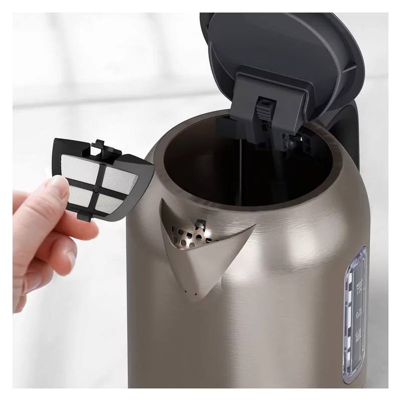 Black & Decker Electric Kettle 2200W 1L - Stainless Steel - BXKE2207E