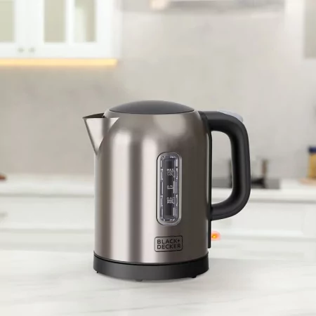 Black & Decker Electric Kettle 2200W 1L - Stainless Steel - BXKE2207E