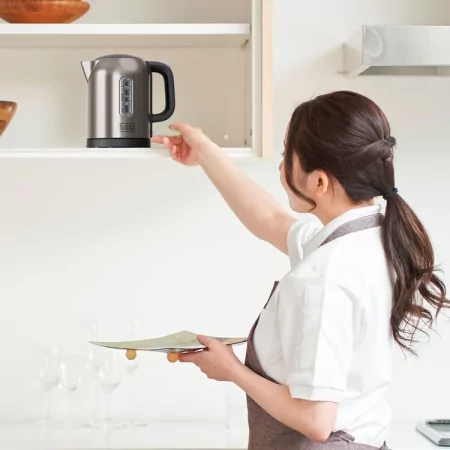 Black & Decker Electric Kettle 2200W 1L - Stainless Steel - BXKE2207E