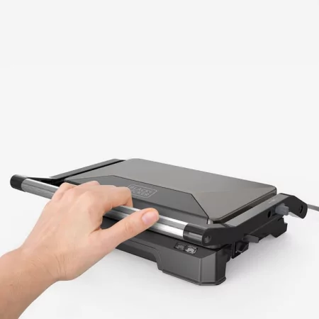 Black+Decker 1000W Sandwich Maker - 180º Opening - Non-stick Plates - BXGR1001E