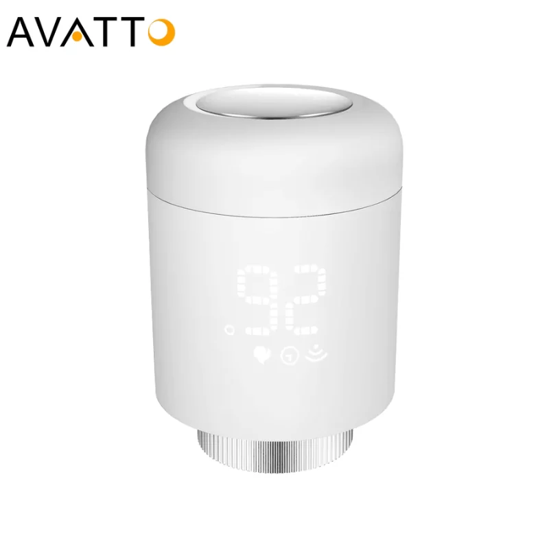 Válvula Termostática Inteligente Avatto TRV06 Zigbee 3.0 Branca Válvula Termostática Inteligente Avatto TRV06 Zigbee 3.0 Branca