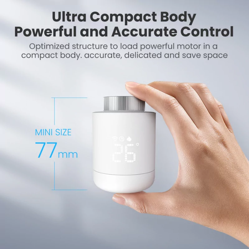 Válvula Termostática Inteligente Avatto TRV06 Zigbee 3.0 Branca