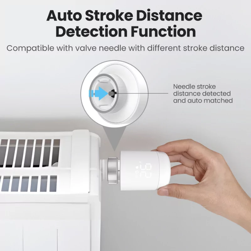 Válvula Termostática Inteligente Avatto TRV06 Zigbee 3.0 Branca