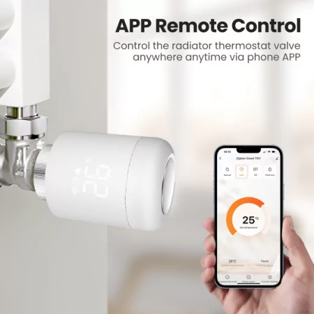 Válvula Termostática Inteligente Avatto TRV06 Zigbee 3.0 Branca