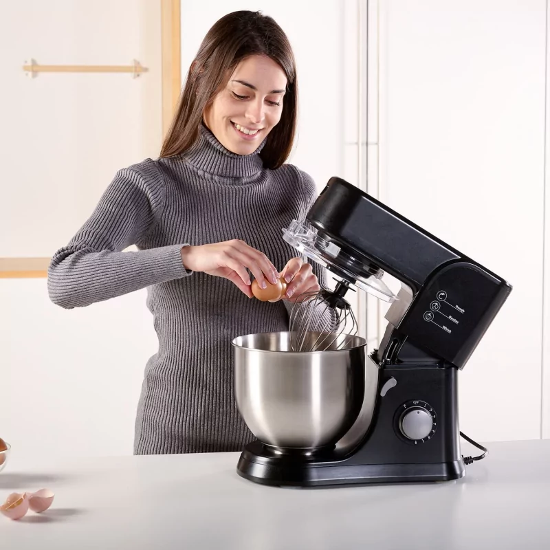 Robot de Cozinha Black+Decker 1000W 5,2L 8 Velocidades - BXKM1001E