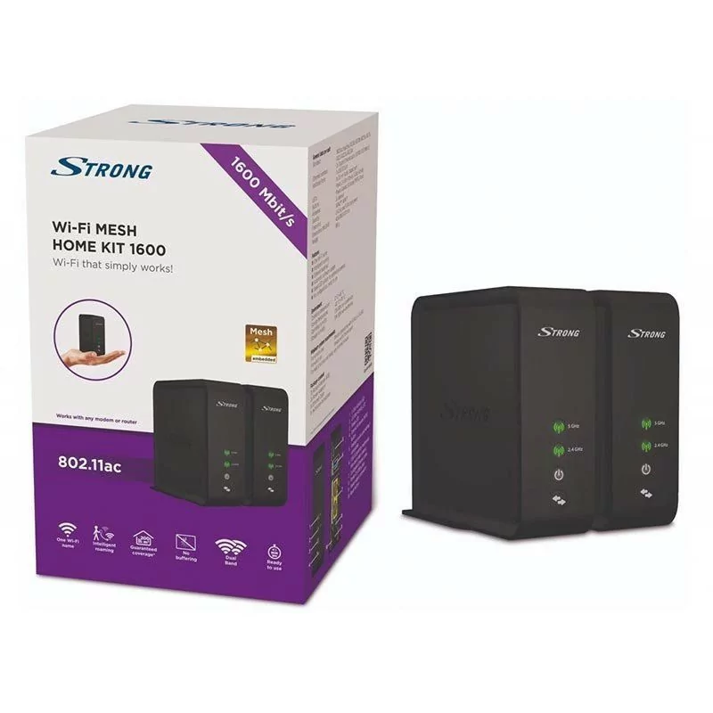 Kit de Conexão WiFi Mesh 1600Mbs Strong