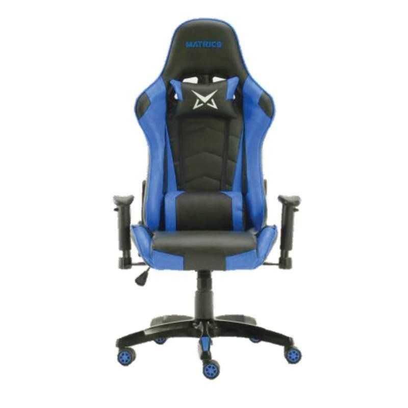 Cadeira Pro Gaming Osiris - Preto e Azul - Matrics