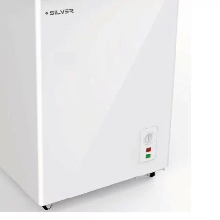 Silver Chest Freezer - 93L - A+