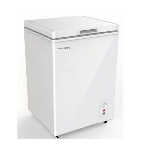 Silver Chest Freezer - 93L - A+