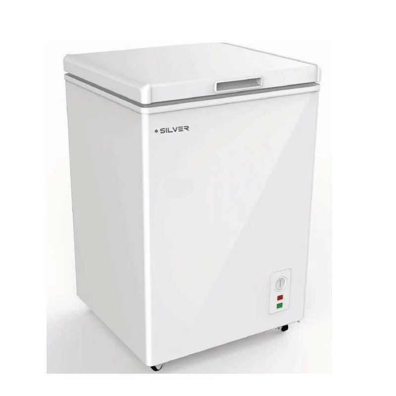 Silver Chest Freezer - 93L - A+ Silver Chest Freezer - 93L - A+