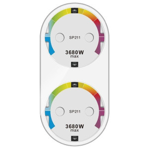 Tomada Wi-Fi 2x1 Smart Pl