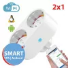 Tomada Wi-Fi 2x1 Smart Pl