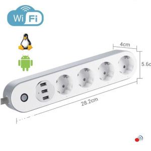 Bloco de tomadas 2M Wi-Fi