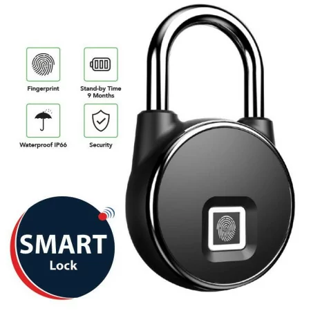 Smart Round Lock Amiko - Fingerprint