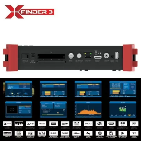 AMIKO X-FINDER 3 MEDIDOR DE CAMPO DVB-S C/T