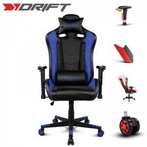Cadeira Gaming Drift DR85 -  Preta/Azul